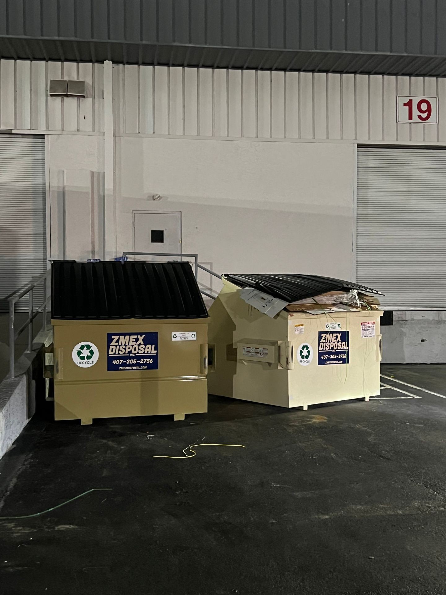 Recycling Dumpsters Cardboard